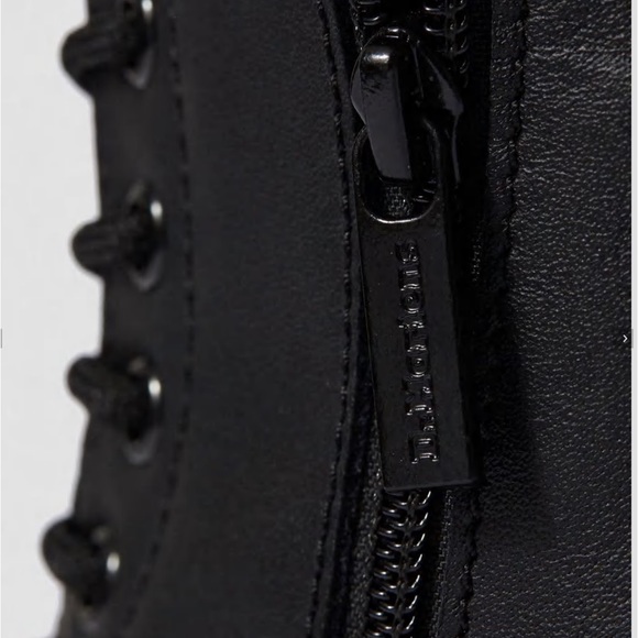 Dr MARTEN 1914 VONDA MON LEATHER BLACK BOOT FLOWER EMBROIDERY DETAILING SIZE UK4 - Picture 11 of 16